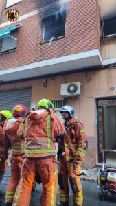 Incendio de una vivienda en Alfafar